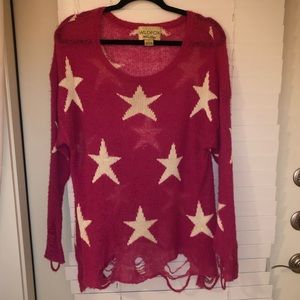 Wildfox Lennon star sweater